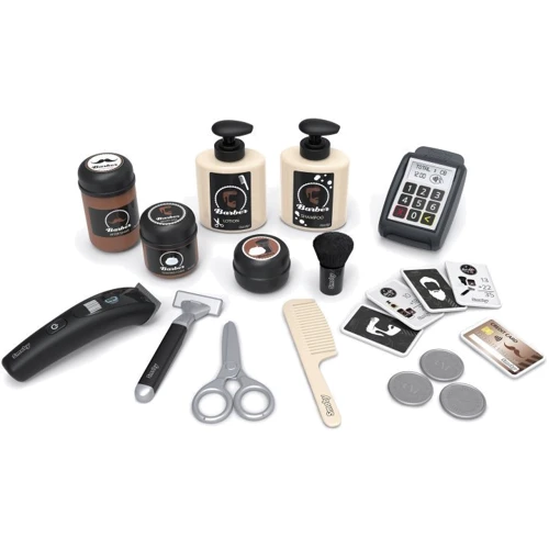 Ігровий набір Smoby Барбер Шоп із дзеркалом та набором перукаря (320243)