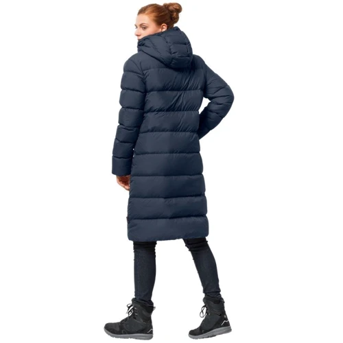 Пуховик Jack Wolfskin Crystal Palace Coat 1204131-1910 46 темно-синий зимний с капюшоном длинный: Страна производитель Камбоджа