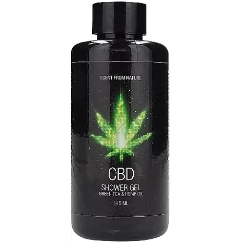 Набір для ванни та душу CBD Luxe Gift set - GREEN TEA & HEMP OIL (4 предмети)