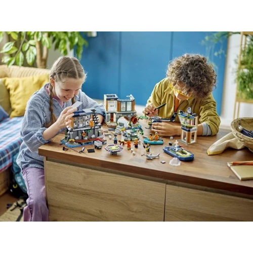 Конструктор LEGO City Поліцейський острів-в'язниця 980 деталей (60419): Серія City