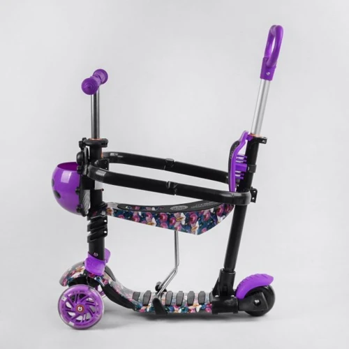 Самокат Best Scooter із захисним бампером фіолетовий (S 7864): Тип коліс литые