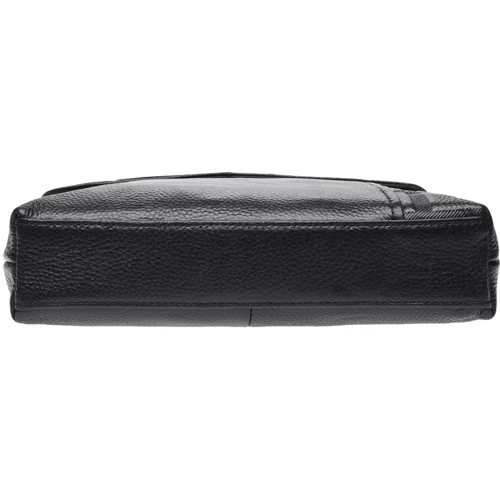 Мужская сумка планшет Borsa Leather черная (k19137-black): Тип Сумки