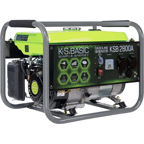 Бензиновий генератор K&S BASIC KSB 2800A: Кількість фаз 1