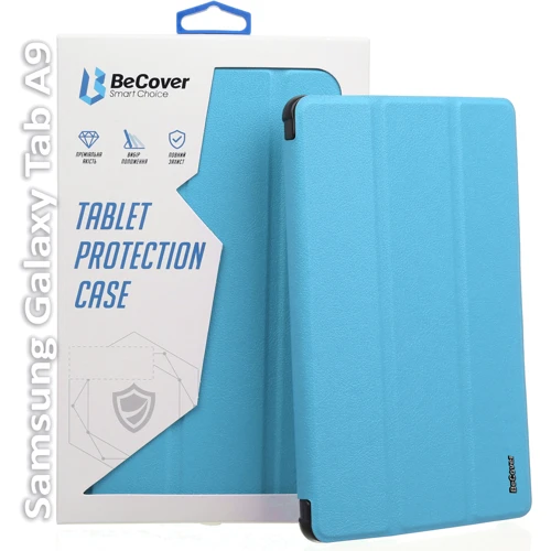 Аксесуар для планшетних ПК BeCover Smart Case Blue для Samsung X115 Galaxy Tab A9 (709906): Колір блакитний