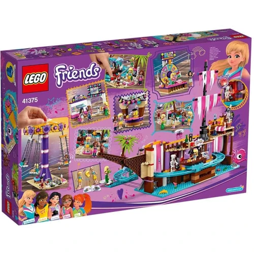 Конструктор LEGO Friends Парк розваг на набережній (41375): Кількість деталей, шт. 1251