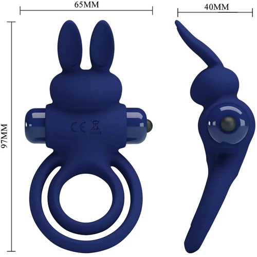 Эрекционное виброкольцо LYBAILE Pretty Love - Powerful ring (BI-210206-3)
