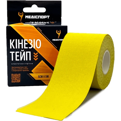 Кинезио тейп Medisport 5 см х 5 м цвет в ассортименте (MK5*): Длина, м 5