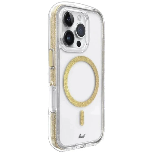 Чехол для iPhone LAUT AERO SPARKLE MagSafe Gold (L_IP24D_AS_GD) for iPhone 16 Pro Max фото 5
