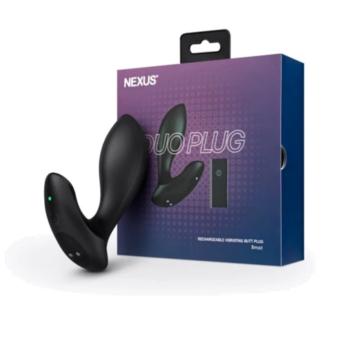 Анальная пробка Nexus DUO Remote Control Beginner Butt Plug Small Black