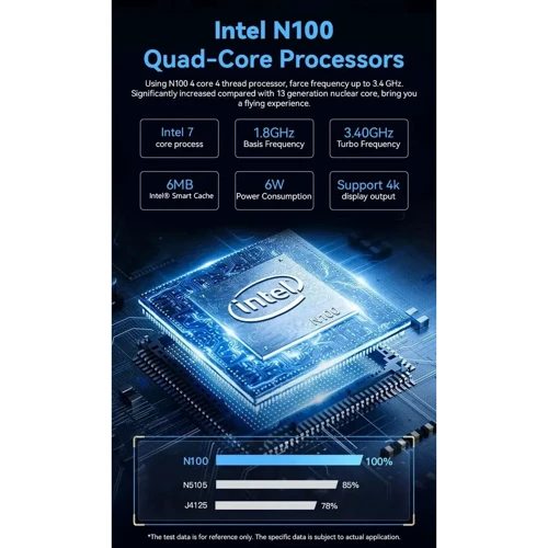 Персональный компьютер (ПК) Firebat T8 Plus 16/512Gb. Windows 11: Видеокартка Intel UHD Graphics