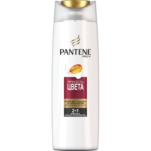 Pantene Шампунь и бальзам-ополаскиватель 2в1 Яркость цвета 400 ml
