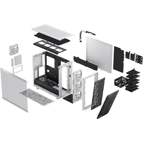 Корпус Fractal Design Meshify 2 RGB White TG Clear Tint (FD-C-MES2A-08) фото 5