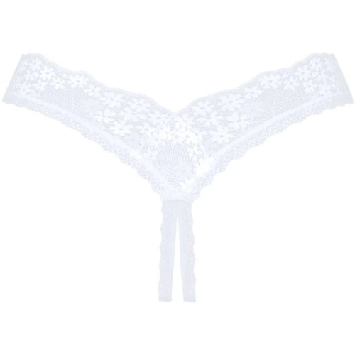 Трусики с доступом Obsessive Heavenlly White XL/2XL