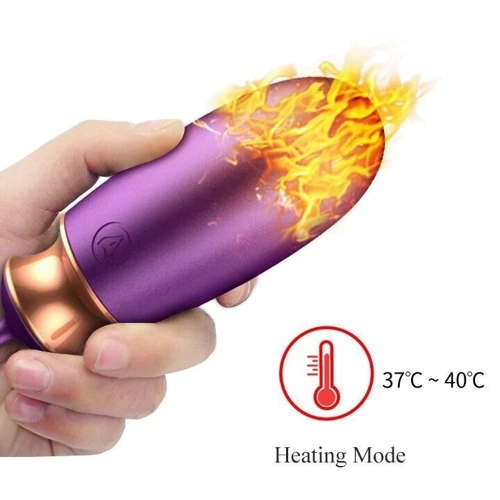 Виброяйцо с подогревом и пультом ДУ - Vibrating Silicone Love EGG USB, BS6300001