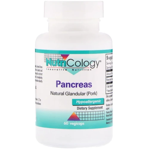 

Nutricology Pancreas Natural Glandular (Pork) 60 caps (ARG-51640)