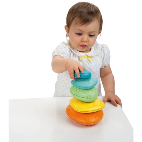 Игрушка-пирамидка Chicco Балансирующие камешки (10492.00): Назначение игрушки Сообразительность, Цветовое восприятие, Творческое развитие, Мелкая моторика, Координация движений,