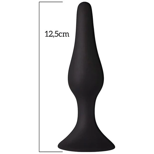 Анальная пробка на присоске MAI Attraction Toys №34 Black