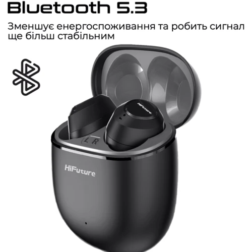Наушники HiFuture OlymBuds3 Black (olymbuds3.black): Тип конструкции вакуумные