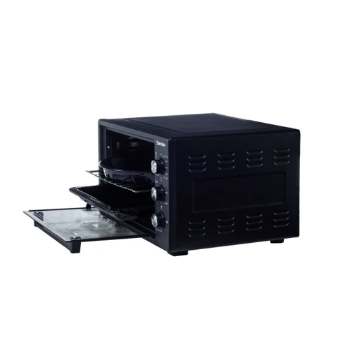 Електрична духовка настільна Samdan 2003 Black: Розміри 310х585х410 мм