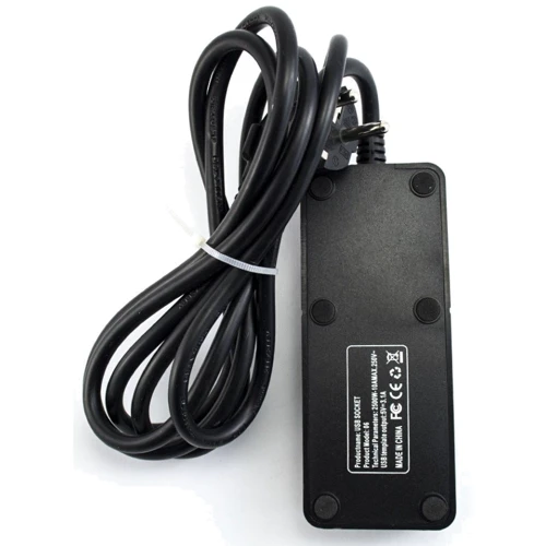 Сетевой фильтр Voltronic TВ-Т05, 1роз, 4*USB Black (ТВ-Т06-Black): Тип розеток Евророзетки (Тип CEE 7)