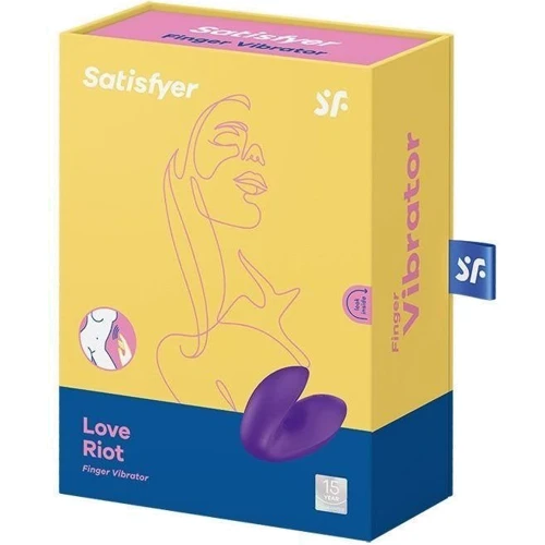 Вибратор на палец Satisfyer Love Riot Purple