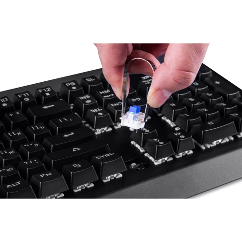 Клавіатура Modecom Volcano Hammer 2 RGB (K-MC-HAMMER2-U-BLUE-RGB-R): Додатково подсветка клавиш