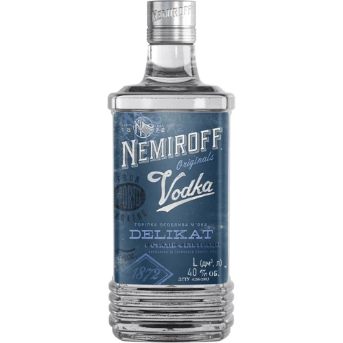 Водка Nemiroff Деликат Мягкая 40% 1 л (NMF4820181420451)