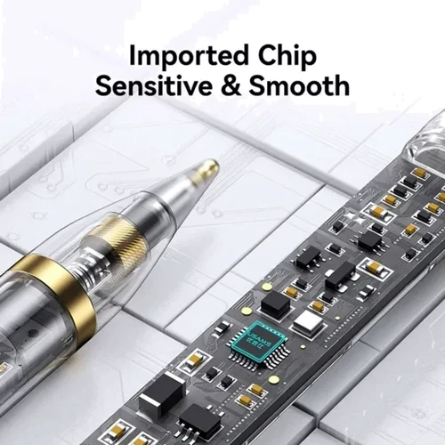 Стилус Usams US-ZB264 Transparent Magnetic Charding Tilt-Sensitive Active Touch Transparent Black фото 6