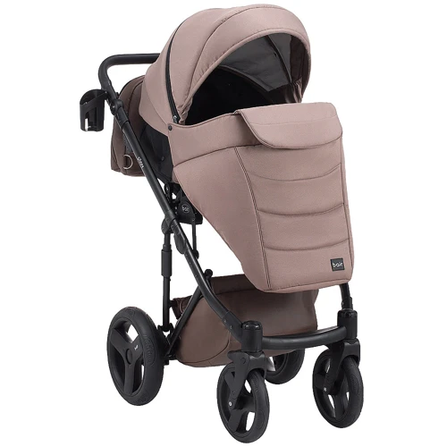 Коляска 2 в 1 Bair Play Plus Soft BPS-857 бежевый - капучино (кожа): Пол ребенка Унисекс