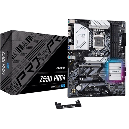 ASRock Z590 Pro4 ATX 4xDDR4 4800, M2, HDMI, DisplayPort