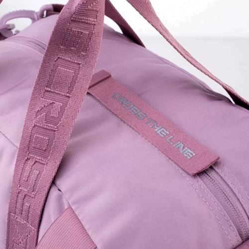 Жіноча дорожня сумка IQ LEILA WMNS рожева (LEILA WMNS-PALE MAUVE/BLACK): Фактура Тканая, Матовая