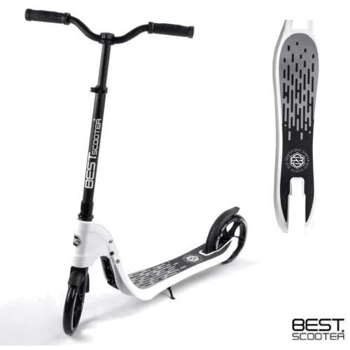 Самокат алюминиевый Best Scooter белый (52753)
