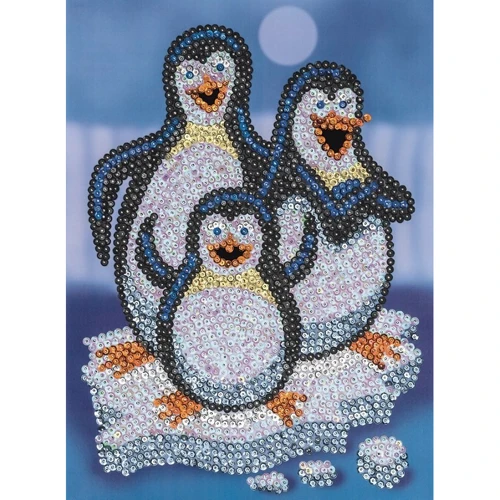 Набор для творчества Sequin Art RED Пингвины Пепина