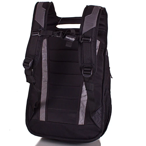 Мужской рюкзак Onepolar серый (W1359-grey): Застежка Молния