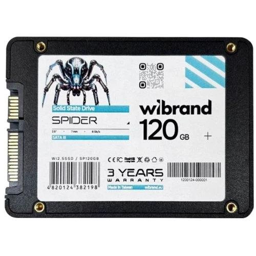 Wibrand Spider 120GB 2.5 (WI2.5SSD/SP120GB): Тип накопителя внутренний