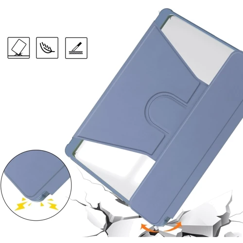 Аксессуар для планшетных ПК BeCover Case Rotatable Smart Keyboard Purple for Samsung X710 Galaxy Tab S9 / X510/X516B Galaxy Tab S9 FE (710431) фото 4