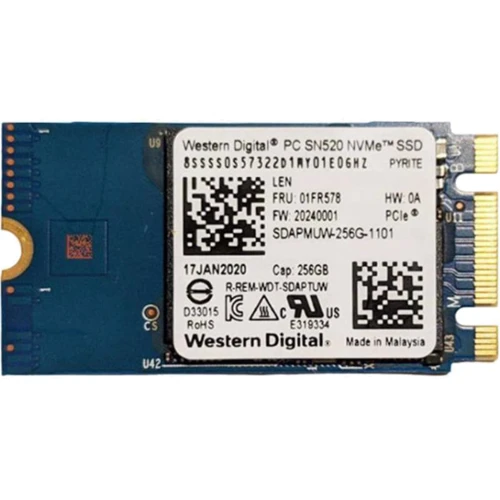 WD 256 GB SN520 (SDAPMUW-256G)