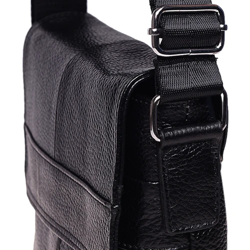 Чоловіча сумка планшет Borsa Leather чорна (K13822-black): Тип Сумки