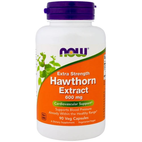 Now Foods Hawthorn Extract Extra Strength Экстракт боярышника 600 мг 90 капсул