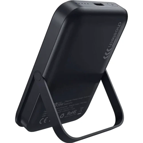 Внешний аккумулятор Choetech Power Bank 10000mAh Magnetic Wireless 20W Black (B743-CCBK)