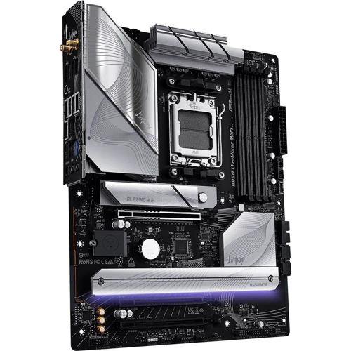ASRock B850 LIVEMIXER WIFI UA: Разъемы на задней панели HDMI, DisplayPort, USB 3.2 Gen 2, USB 3.2 Gen 1, USB 2.0