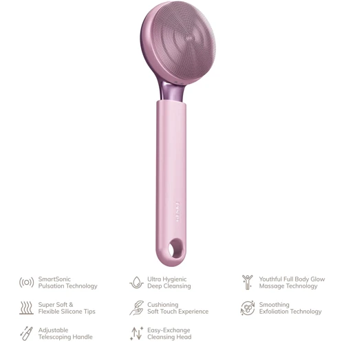 Ультразвуковая щетка для всего тела GESKE Sonic Full-Body Brush&Intensive Exfoliator 8в1 pink: Тип Щетка