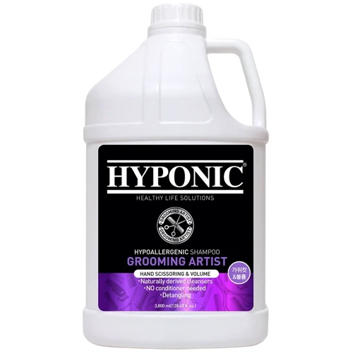 Шампунь для собак для ручной стрижки и объема Hyponic Grooming Artist Shampoo Hand Scissoring & Volume 3.8 л (H1SH2VL3800HYKNN)