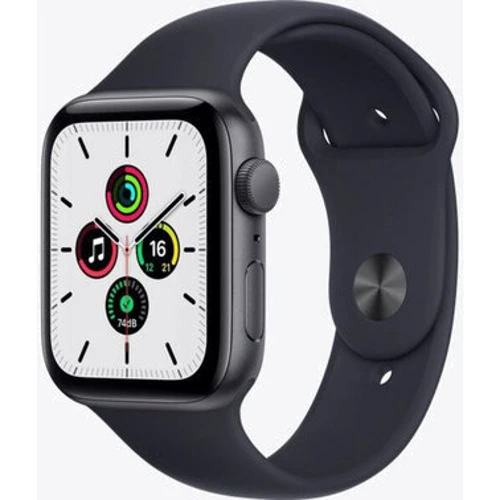 Apple Watch SE 44mm GPS Space Gray Aluminum Case with Midnight Sport Band (MKQ63) Approved Вітринний зразок