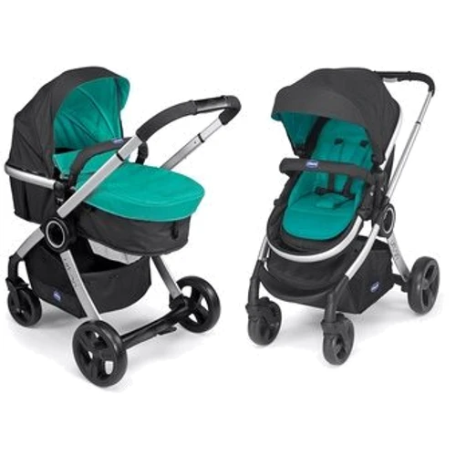 Коляска-трансформер Chicco Urban + аксесуари Emerald (79357.95.84)