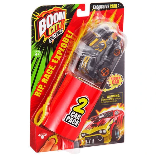 Набір-сюрприз Boom city racers - Roast'd 2 машинки з пусковим пристроєм (40058)