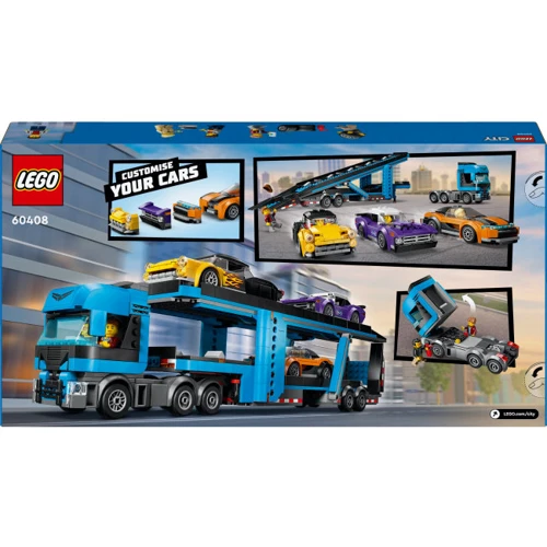 Конструктор LEGO City Грузовик-транспортер со спортивными авто (60408) фото 3