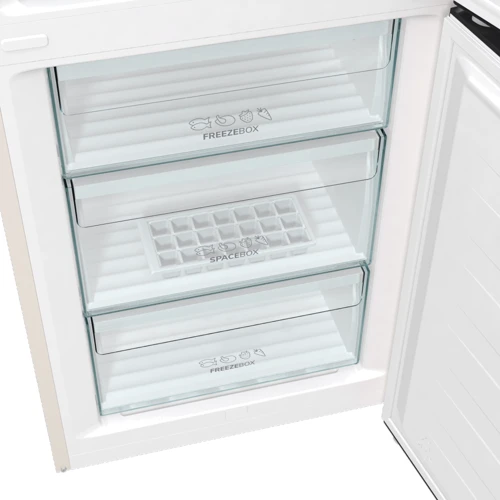 Холодильник Gorenje NRK6202AC4: Дополнительные возможности Перенавешивание дверей, Сигнал открытой двери, быстрая заморозка, многопоточная система охлаждения, Антибактериальная защита, Полка для бутылок