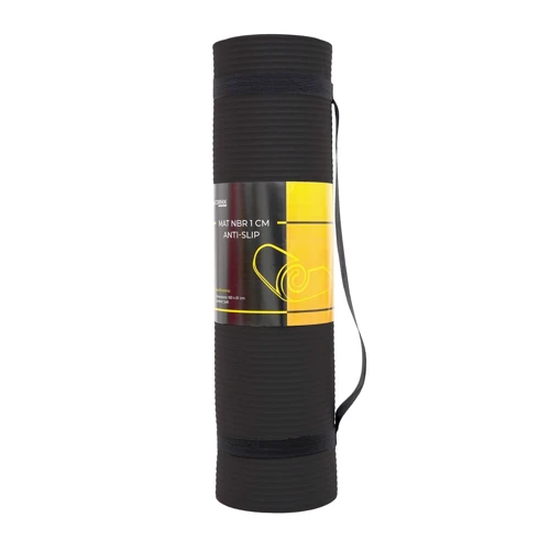 Коврик для фитнеса Cornix NBR 183 x 61 x 1 cм для йоги и фитнеса XR-0013 Black