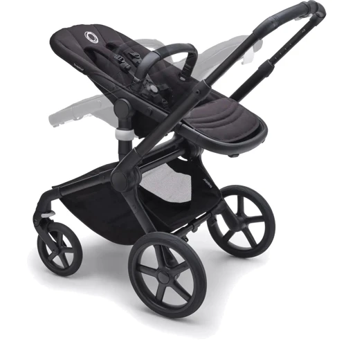 Универсальная коляска Bugaboo Fox 5 2 в 1 Black/Grey Melange (100051054): Ширина шасси 60 см